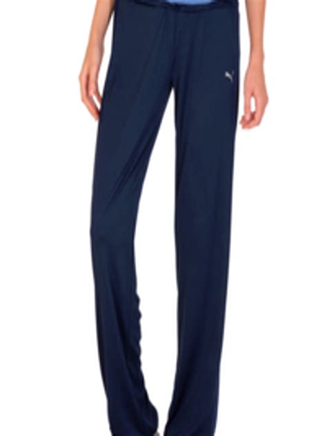 ladies navy blue track pants